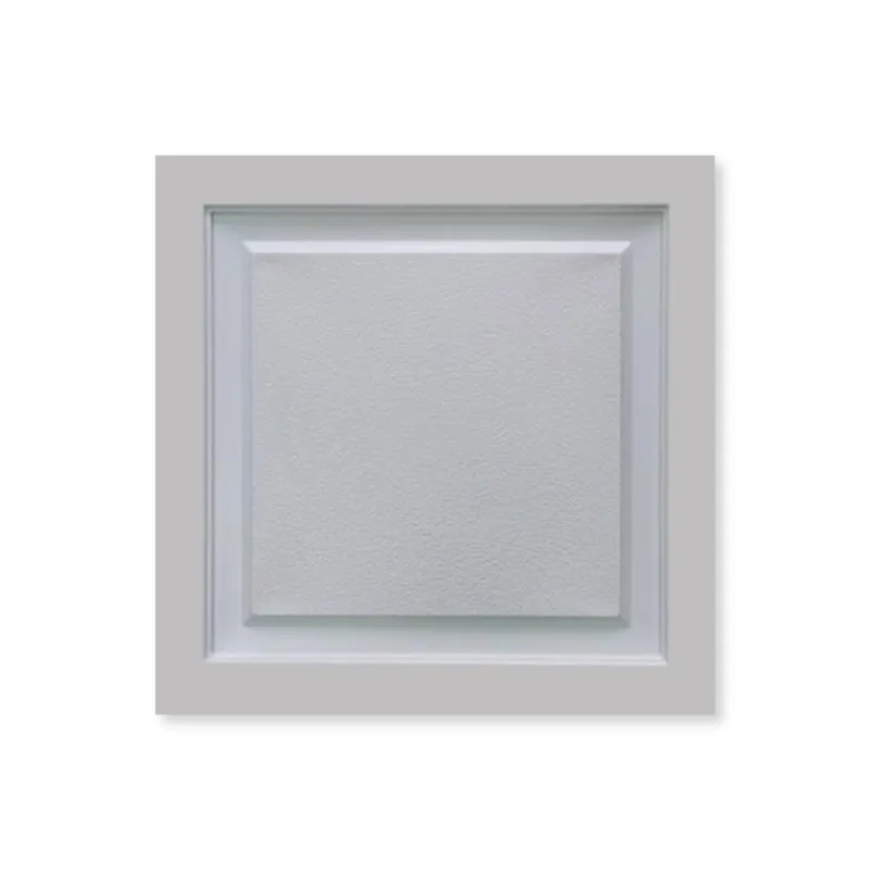 POLYWOOD CEILING TILE CPL0624-6002-WHITE WHITE PVC